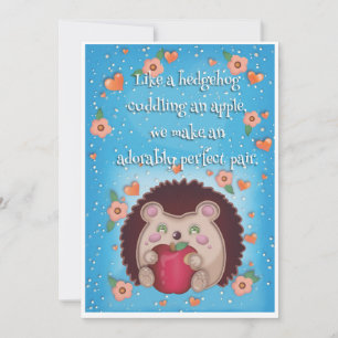 Egel Valentijnskaart  Feestdagenkaart