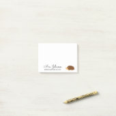 Egel van gepersonaliseerde kleuterschool post-it® notes (Op bureau)