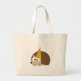 Egel van partij grote tote bag