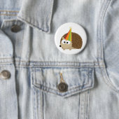 Egel van partij ronde button 5,7 cm (In situ)