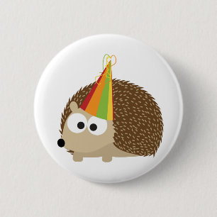 Egel van partij ronde button 5,7 cm