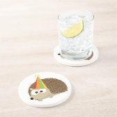 Egel van partij zandsteen onderzetter (Zijkant)