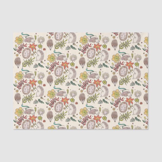 Egel-veld Tissuepapier (Voorkant)