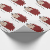 Egel Verjaardag Cadeaupapier (Hoek)