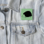 Egel Vierkante Button 5,1 Cm (In situ)