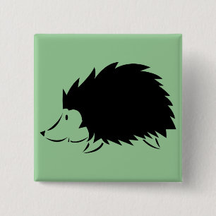 Egel Vierkante Button 5,1 Cm