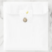 Egel Vierkante Sticker (Tas)