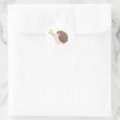 Egel-vlinderlenteveer sticker (Tas)