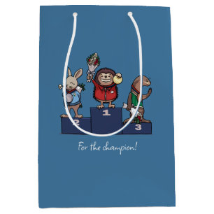 Egel Voor De Kampioen! Goed Gedaan Cadeau Kunstwer Medium Cadeauzakje