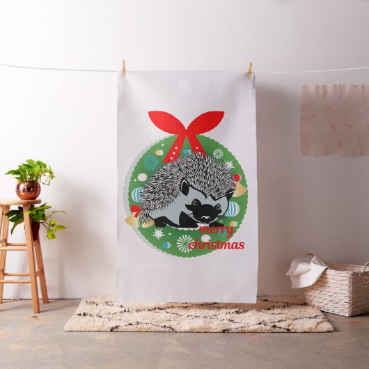 egel voor kerst - kerst stof (Voorbeeld)