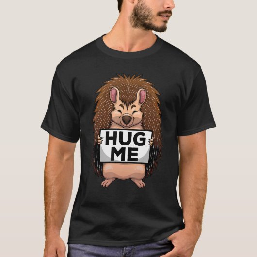 Egel voor mannen Porcupine Hedegel T-shirt (Voorkant)