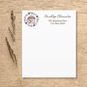 Egel Waterverf Botanische Wreatcute Personal