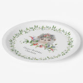 Egel Waterverf Floral - Speciaal papier Papieren Bordje (Gekanteld)