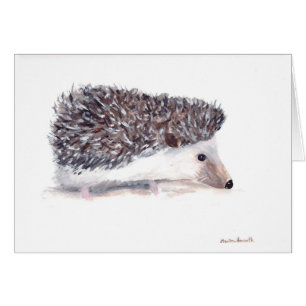 Egel waterverf wilde dieren in het wild 