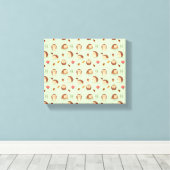 Egel wereld canvas afdruk (Insitu (Houten vloer))