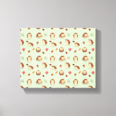 Egel wereld canvas afdruk (Voorkant)