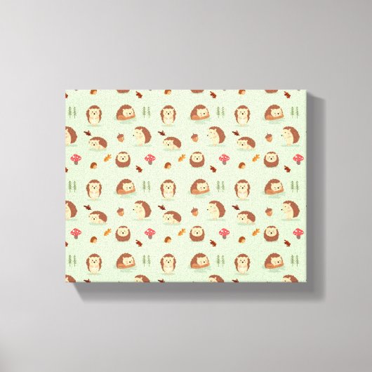 Egel wereld canvas afdruk (Voorkant)