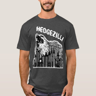 Egel-wervelstaarten met kogel in herfstblad t-shirt