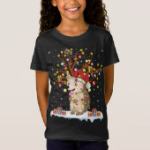 Egel Xmas Lighting Tree Santa Hedg Christm T-shirt (Voorkant)