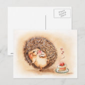 Egel Yum! Briefkaart (Voorkant / Achterkant)