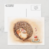 Egel Yum Briefkaart (Voorkant / Achterkant)