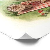 Egel Zomer middag Kunstprint Poster (Hoek)