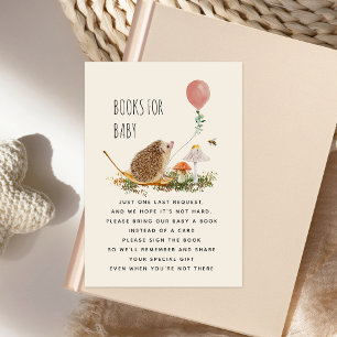 Egelboeken voor baby Paddenstoelen Ballonmeisje Kaart