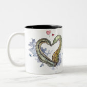 Egelliebe die Tasse! Tweekleurige Koffiemok (Links)