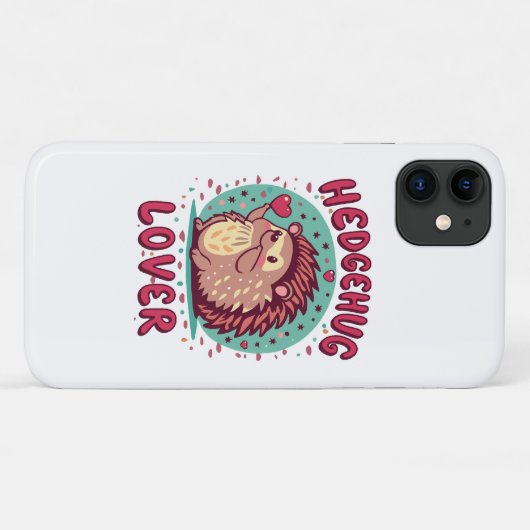 Egelliefhebber Case-Mate iPhone Case (Achterkant (horizontaal))