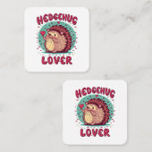 Egelliefhebber Vierkante Visitekaartje (Voorkant / Achterkant)