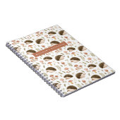 Egelnotebook en Paddenstoelen Notitieboek (Rechterzijde)