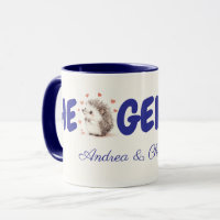 Egels! Aangepaste Hedgehog Coffee Mok, Tea Mok