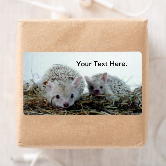 Egels als gezelschapsdieren etiket (Insitu)