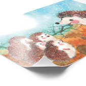 Egels die met elkaar praten Illustratie Foto Afdruk (Hoek)