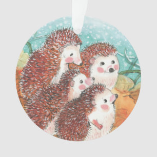 Egels die met elkaar praten Illustratie Ornament