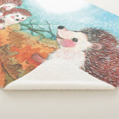 Egels die met elkaar praten Illustratie Sherpa Deken (3/4)