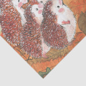 Egels die met elkaar praten Illustratie Tissuepapier (Detail)