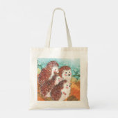 Egels die met elkaar praten Illustratie Tote Bag (Achterkant)