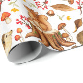 Egels en eekhoorntjes Verpakkingspapier Cadeaupapier (Rol Hoek)