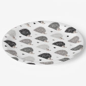 Egels en harten papieren bordje (Gekanteld)