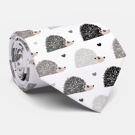 Egels en harten stropdas (Opgerold)