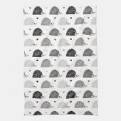 Egels en harten theedoek (Verticaal)