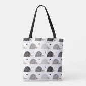 Egels en harten tote bag (Achterkant)