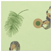 Egels en Pinecones Stof (Close Up)