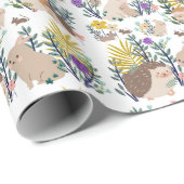 Egels en vrienden douchegordijn cadeaupapier (Rol Hoek)