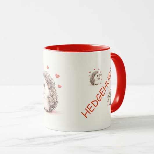 Egels! Grappige en Schattigee egels Mok (Voorkant rechts)