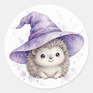 Egels Heksenhoed Knuffel Ronde Sticker