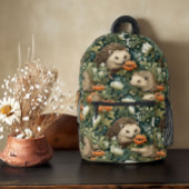 Egels in de tuin Victoriaans  stijl Bedrukte Rugzak