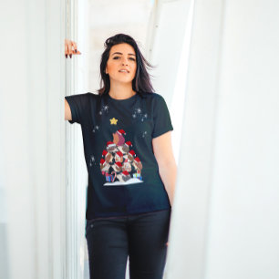 Egels Kerstboom Santa Petten T-shirt