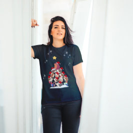 Egels Kerstboom Santa Petten T-shirt